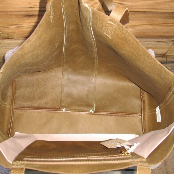 NWT Madewell The Suede Insert Limited Edition Transport Leather Tote Bag - Picture 11 of 14